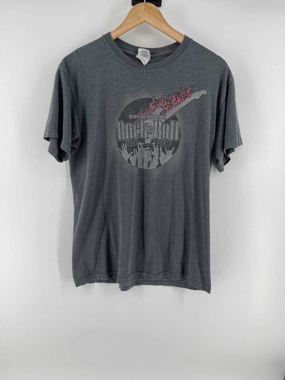 Rock & Roll Hall of Fame WNPM Kickoff 2008 Van Hayden Parody T-shirt Size Med
